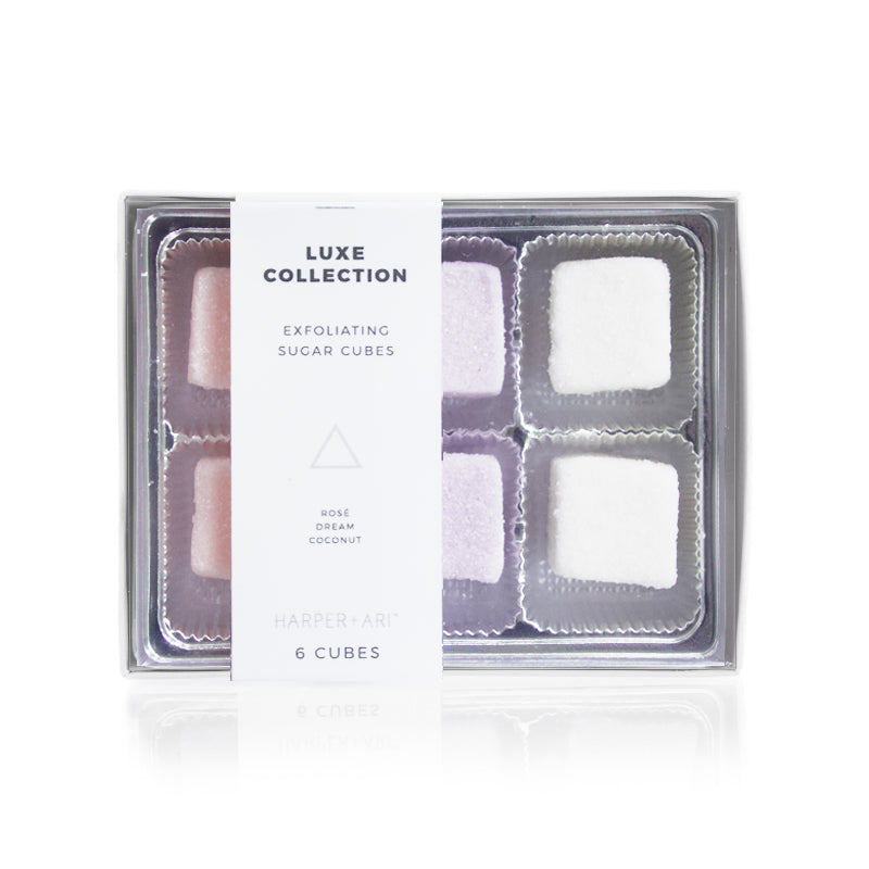 Exfoliating Sugar Cubes - Luxe Collection Gift Box